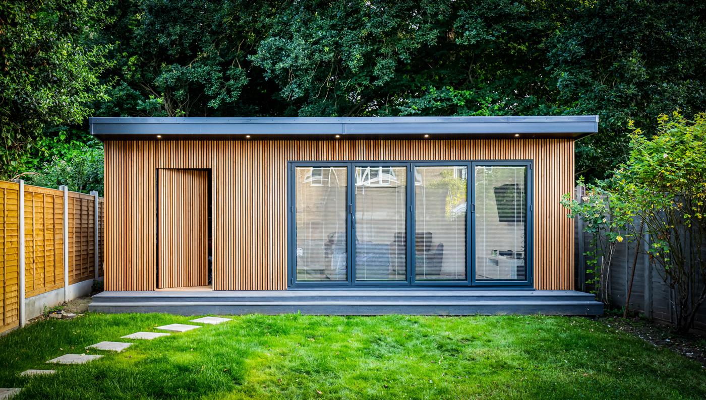 Garden studio & lawn