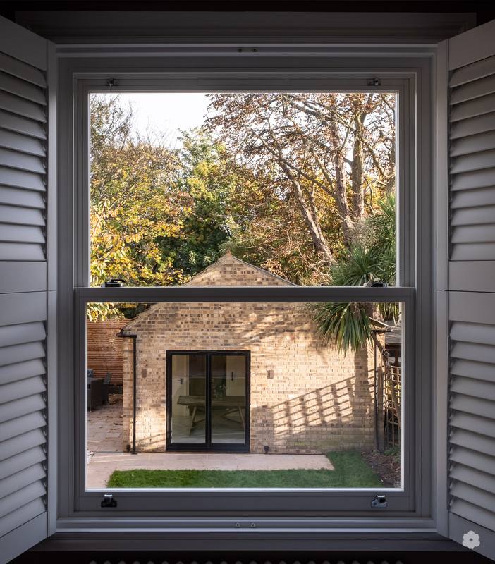 Restored sash window