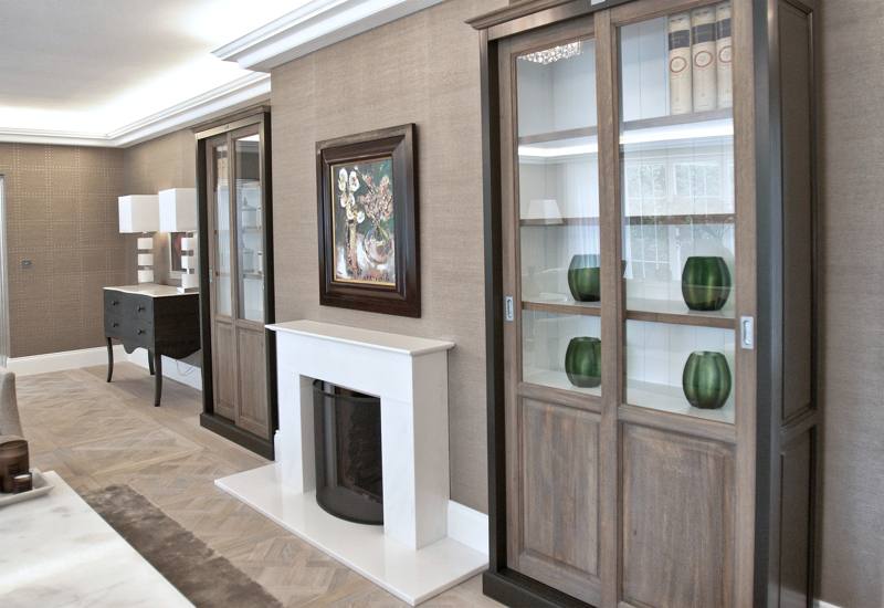 Glazed display cabinets